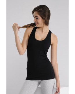 CANOTTIERA FIT DONNA RACERBACK 90/10% COT/ELA 
