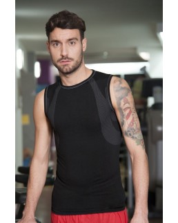 BASE TERMICA MAGLIA UNISEX G/C 75/20/5% POL/PAM/EL DARK SHADOW/GREGGIO-M