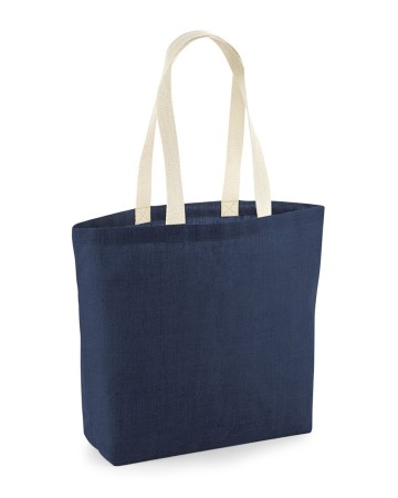 UNLAMINATED JUTE SHOPPER W458