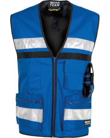 GILET ALTA VISIBILITA' REGOLAZIONI LATERALI C3601