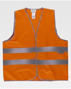 GILET ALTA VISIBILITA CHIUSURA ADATTABILE HVTT01