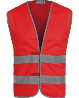 GILET ALTA VISIBILITA CHIUSURA ADATTABILE HVTT02