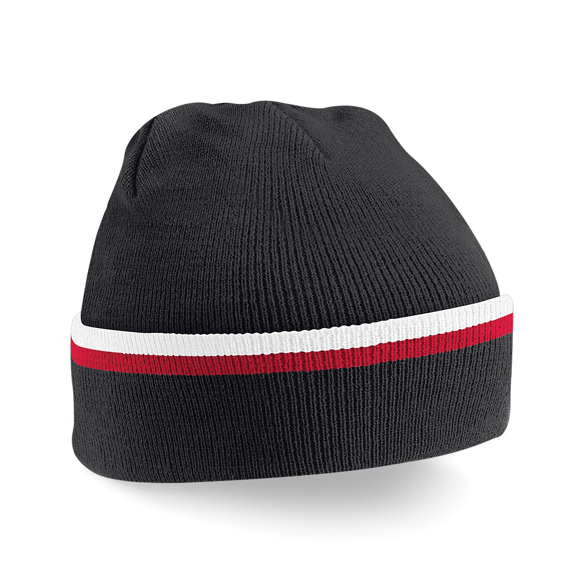 Black-classic red-white