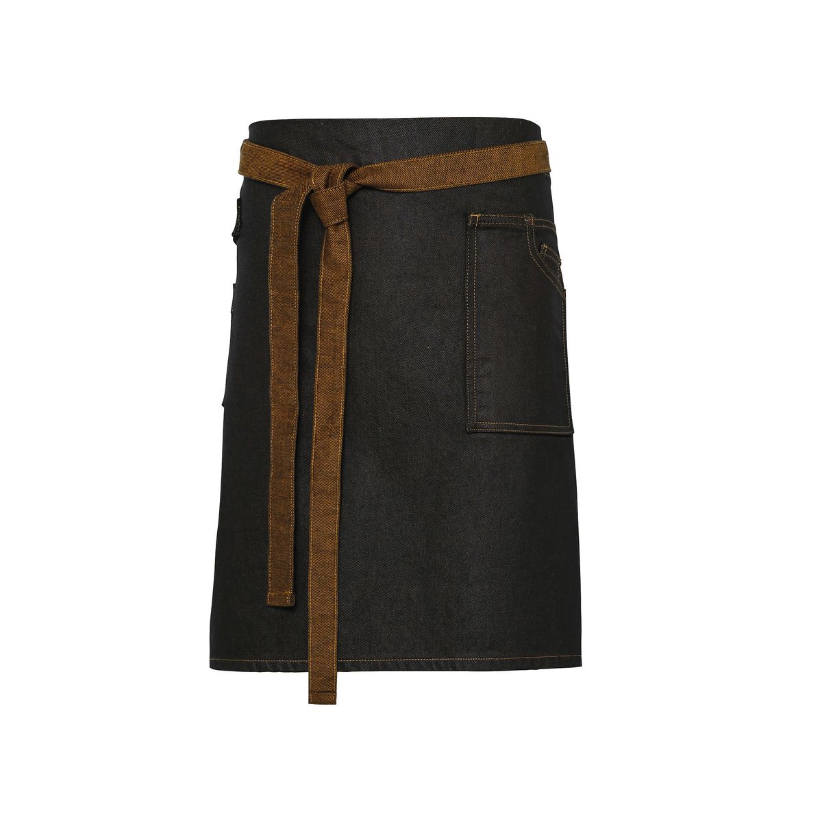Black-tan denim